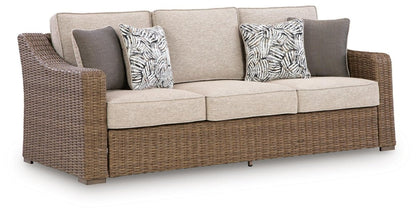 Laguna Heights - Sofa With Cushion - Beige Sofas by Signature Design by Ashley® - Walls Furniture & Mattress