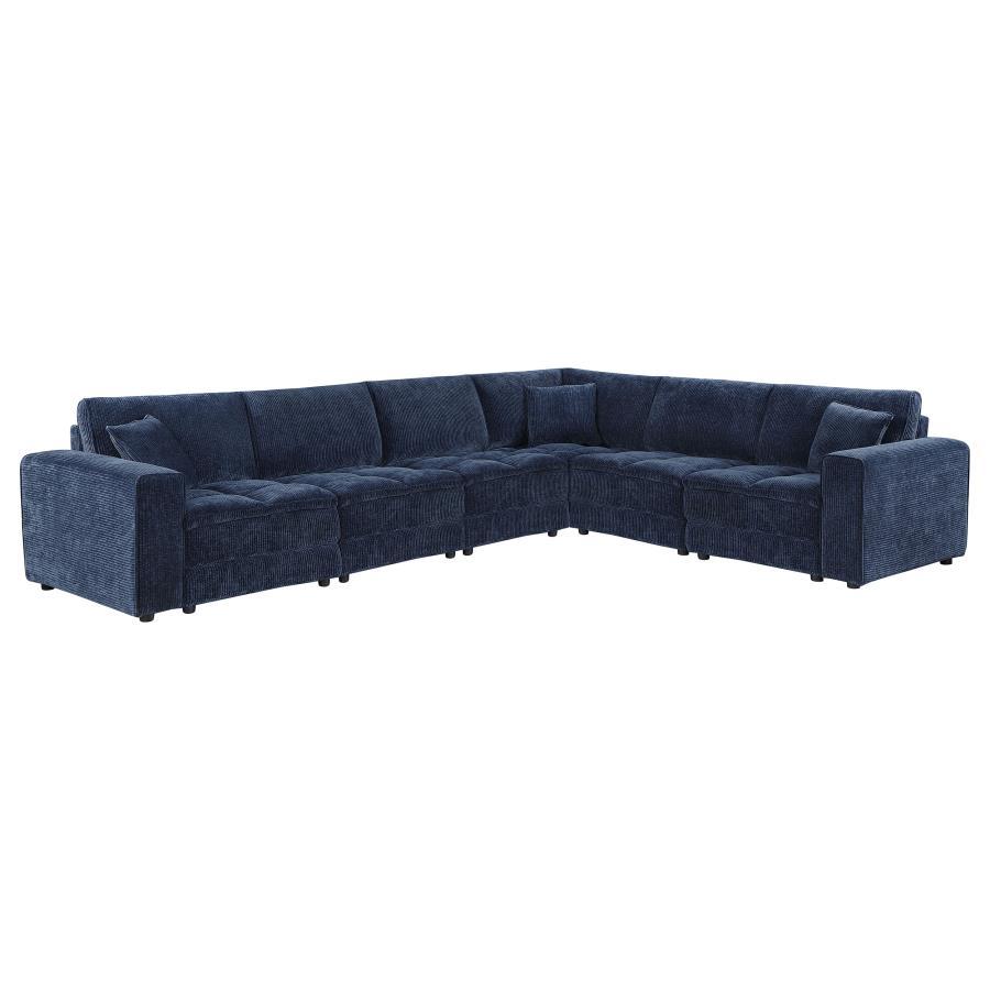 Atlantic - Upholstered Modular Sectional Sofa Stationary Sectionals by Coaster Fine Furniture - Walls Furniture & Mattress