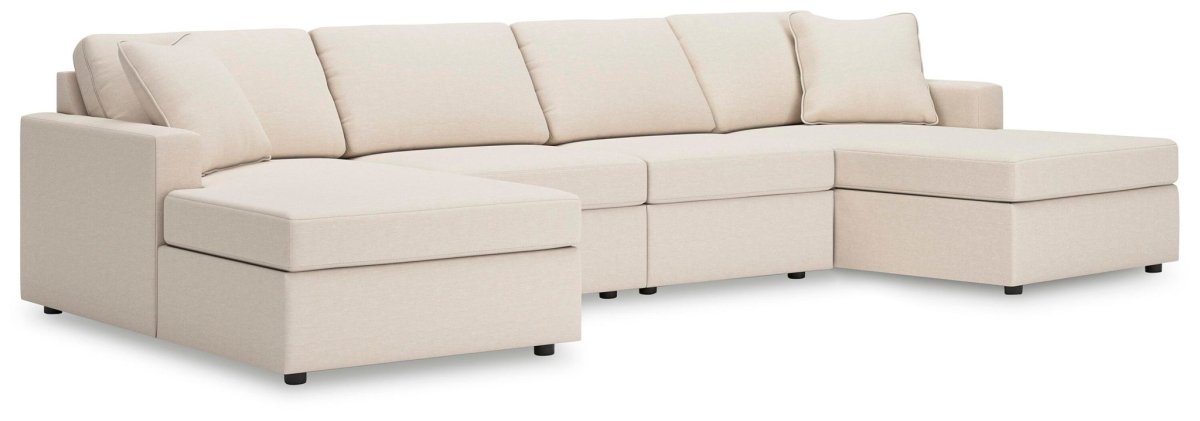 Modmax - Sectional - Oyster Stationary Sectionals by Signature Design by Ashley® - Walls Furniture & Mattress