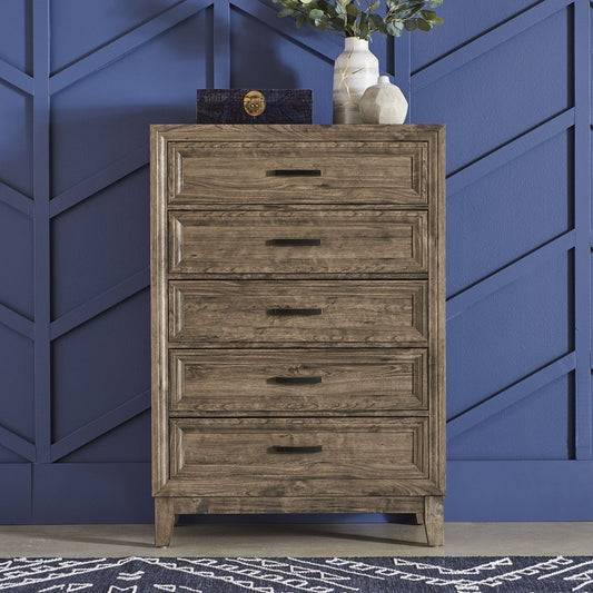 Ridgecrest - 5 Drawer Chest - Light Brown Accent Chests by Liberty Furniture - Walls Furniture & Mattress