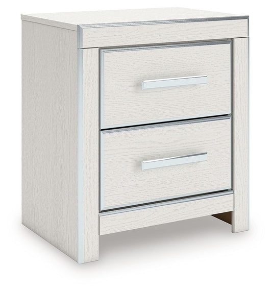 Zuraleus - Two Drawer Night Stand Nightstands w/ Charging Stations by Signature Design by Ashley® - Walls Furniture & Mattress