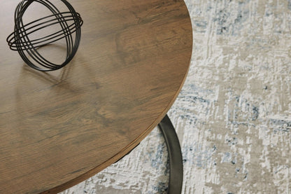 Cassbryn - Occasional Table Set (Set of 3) - Brown / Black Table Sets by Signature Design by Ashley® - Walls Furniture & Mattress