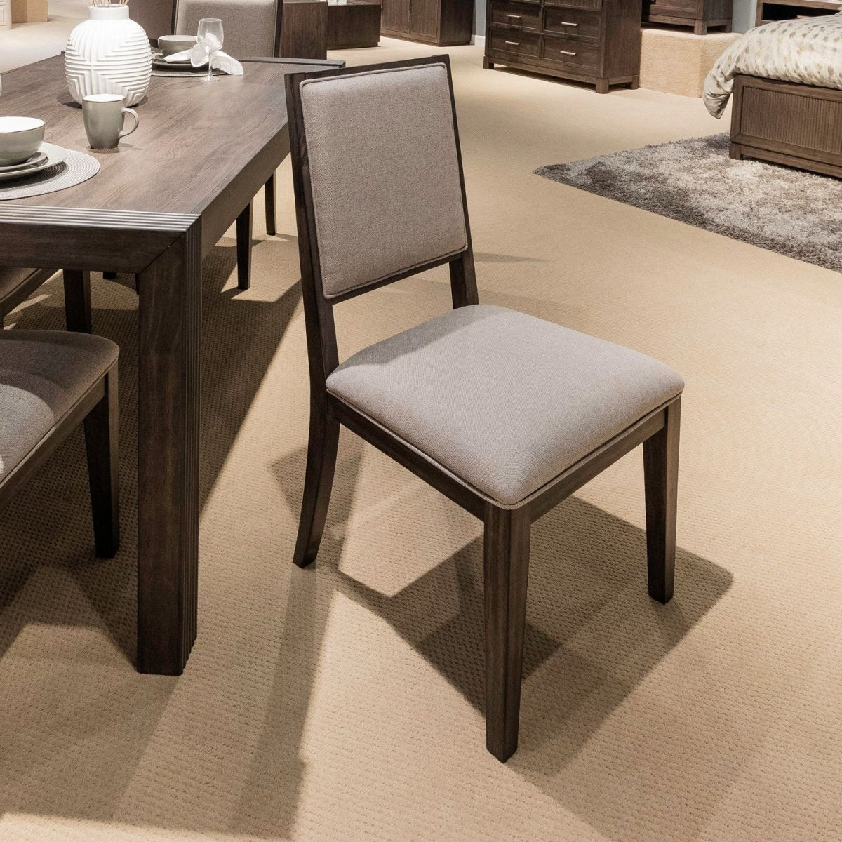 Modern Edge - Upholstered Side Chair (RTA) - Brown Side Chairs by Liberty Furniture - Walls Furniture & Mattress