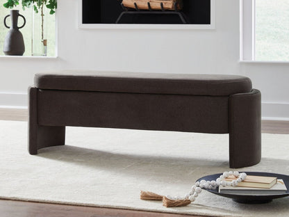 Vavuniya - Brown - Storage Bench Storage Benches by Signature Design by Ashley® - Walls Furniture & Mattress