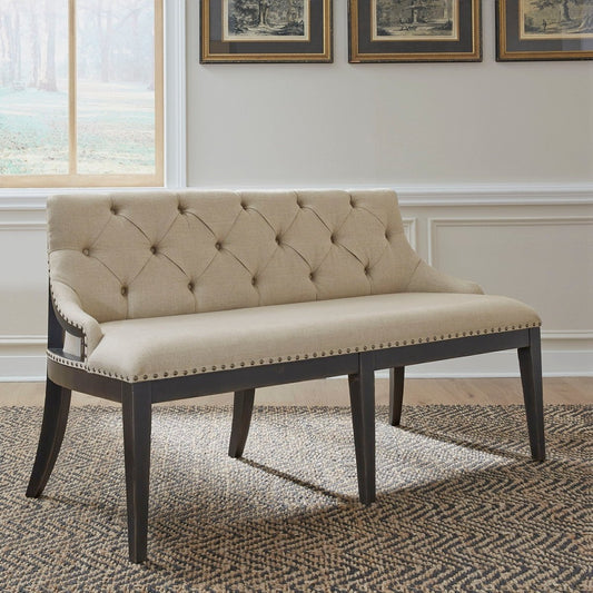 Americana Farmhouse - Upholstered Shelter Dining Bench Dining Benches by Liberty Furniture - Walls Furniture & Mattress