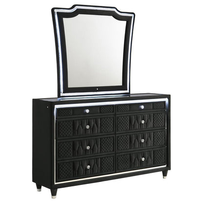 Lorient - 8-Drawer LED Bedroom Dresser Cabinet