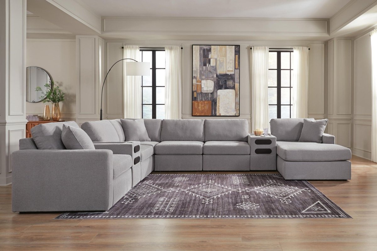 Modmax - 8 Piece Sectional Stationary Sectionals by Signature Design by Ashley® - Walls Furniture & Mattress