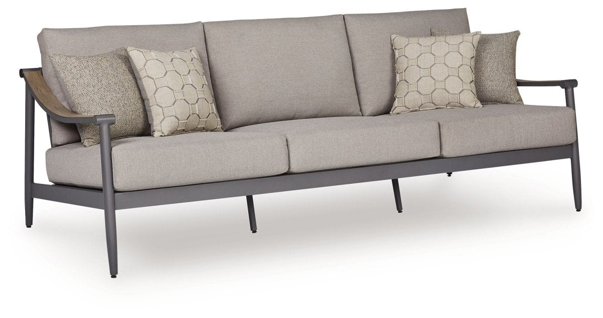 Ocean Beach - Sofa With Cushion - Gray Sofas by Signature Design by Ashley® - Walls Furniture & Mattress
