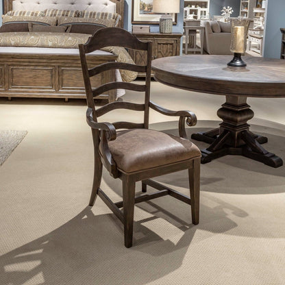 Paradise Valley - Upholstered Ladder Back Chair (RTA) Arm Chairs by Liberty Furniture - Walls Furniture & Mattress