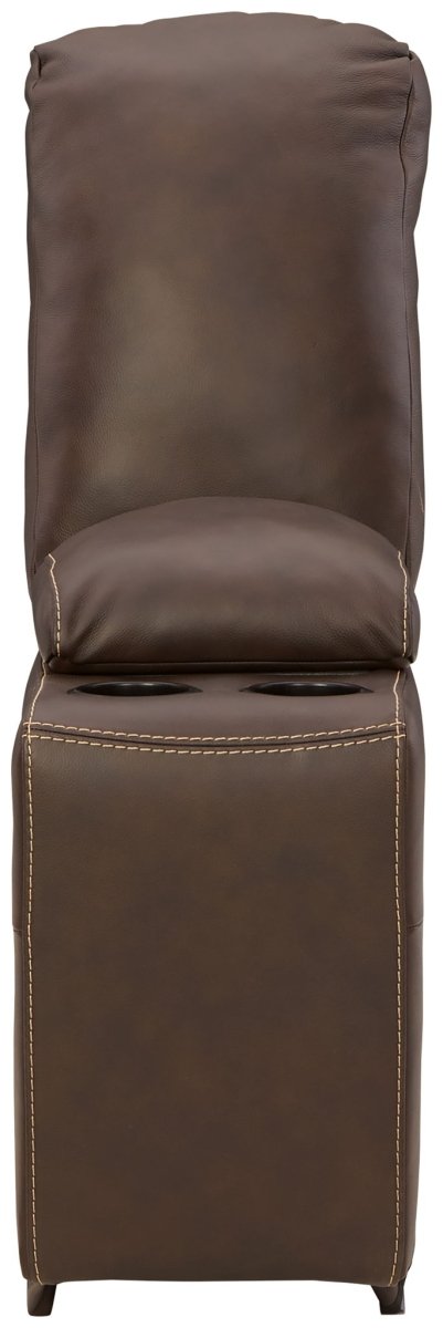 Dunleith - 9-Piece Power Reclining Sectional - Chocolate Reclining Sectionals by Signature Design by Ashley® - Walls Furniture & Mattress