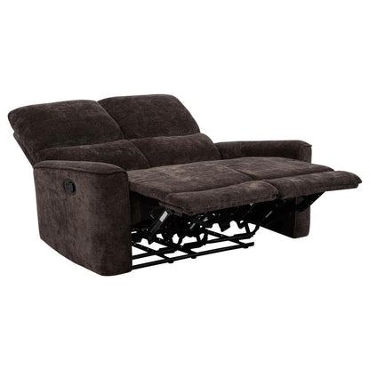 Navarro - Chenille Upholstered Reclining Loveseat Reclining Loveseats by Coaster Fine Furniture - Walls Furniture & Mattress