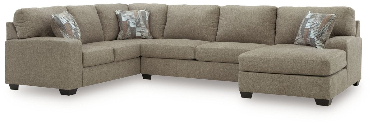 Newellen - Sectional Stationary Sectionals by Benchcraft® - Walls Furniture & Mattress