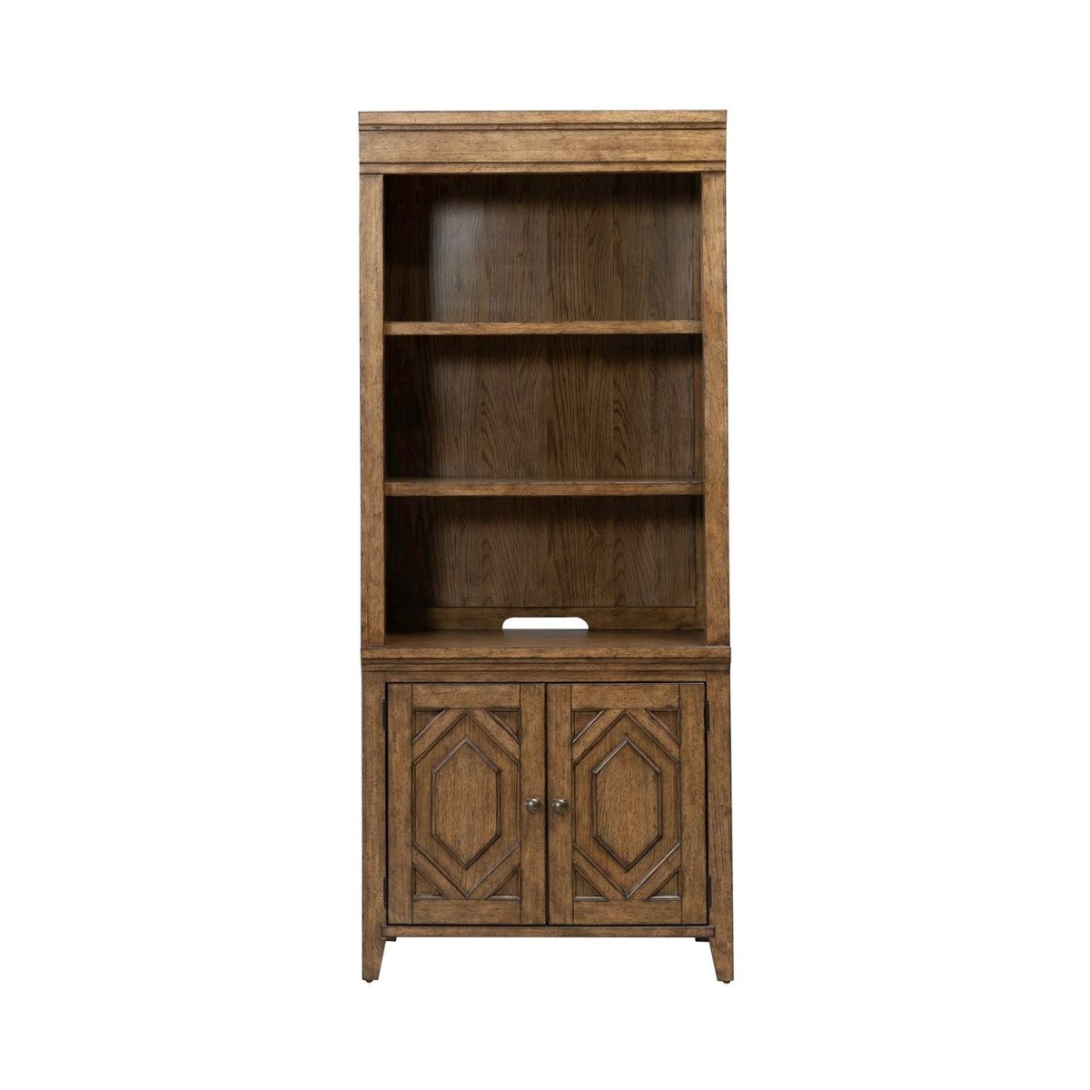 Carolina Park - Bunching Bookcase - Brown Standard Bookcases by Liberty Furniture - Walls Furniture & Mattress