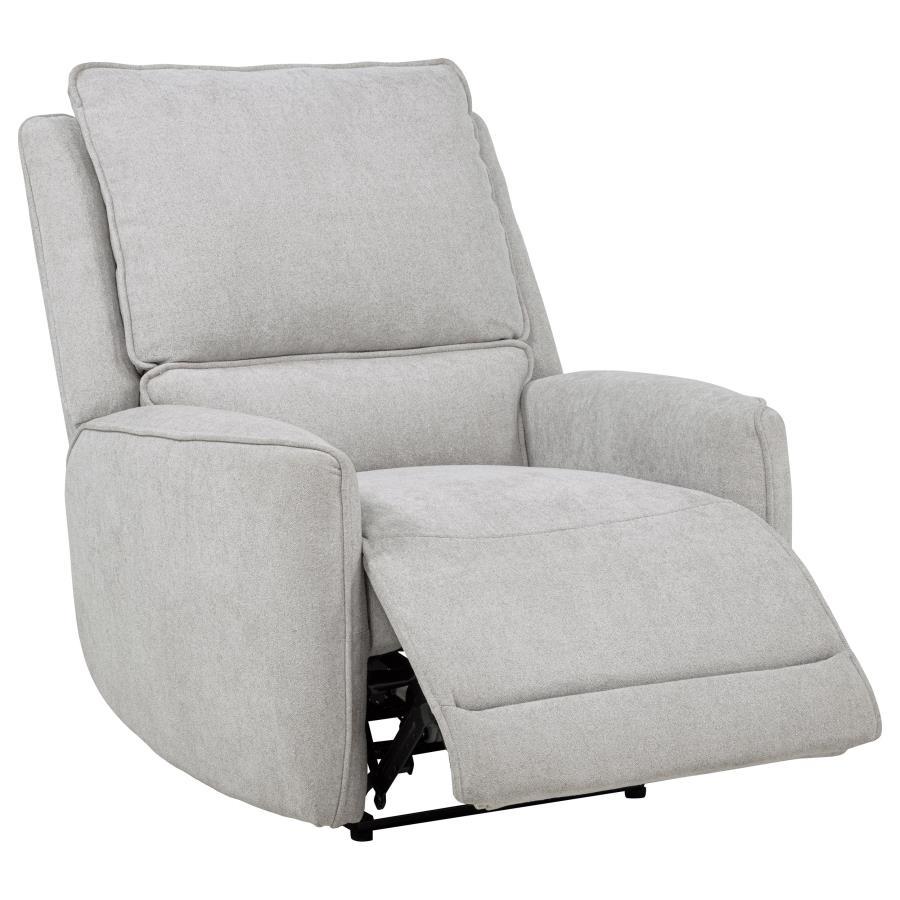 Sylmar - Chenille Upholstered Power Recliner Reclining Chairs by Coaster Fine Furniture - Walls Furniture & Mattress