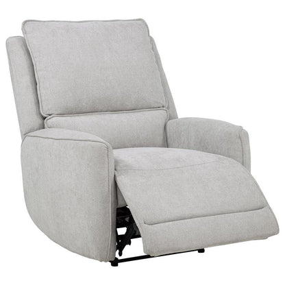 Sylmar - Chenille Upholstered Power Recliner Reclining Chairs by Coaster Fine Furniture - Walls Furniture & Mattress