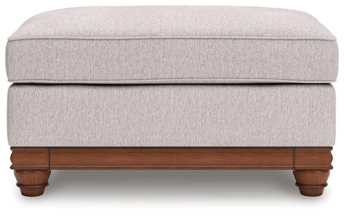 Clearbrooke - Sandstone - Ottoman Upholstered Ottomans by Signature Design by Ashley® - Walls Furniture & Mattress