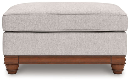 Clearbrooke - Sandstone - Ottoman Upholstered Ottomans by Signature Design by Ashley® - Walls Furniture & Mattress