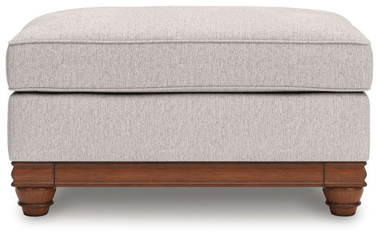 Clearbrooke - Sandstone - Ottoman Upholstered Ottomans by Signature Design by Ashley® - Walls Furniture & Mattress