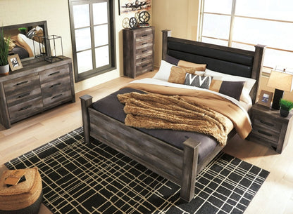 Wynnlow - Poster Bed Upholstered Beds by Signature Design by Ashley® - Walls Furniture & Mattress