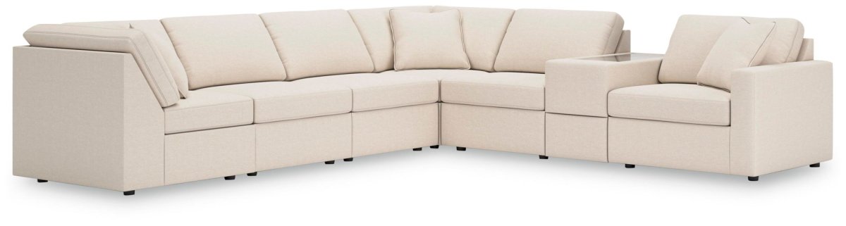 Modmax - Sectional - Oyster Stationary Sectionals by Signature Design by Ashley® - Walls Furniture & Mattress