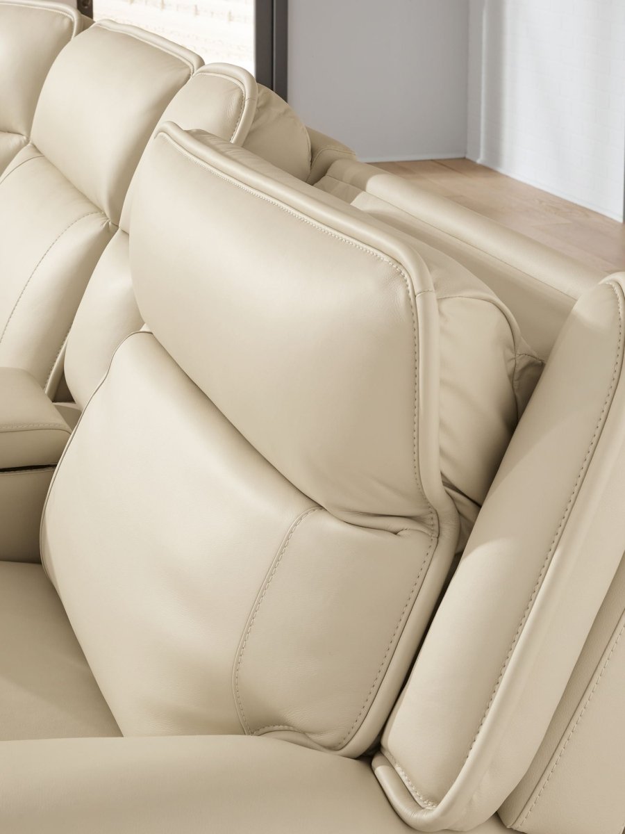 Double Deal - 3-Piece Power Reclining Sofa Sectional - Almond Reclining Sectionals by Signature Design by Ashley® - Walls Furniture & Mattress