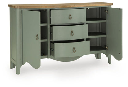 Actonville - Accent Cabinet - Antique Green Accent Cabinets by Signature Design by Ashley® - Walls Furniture & Mattress