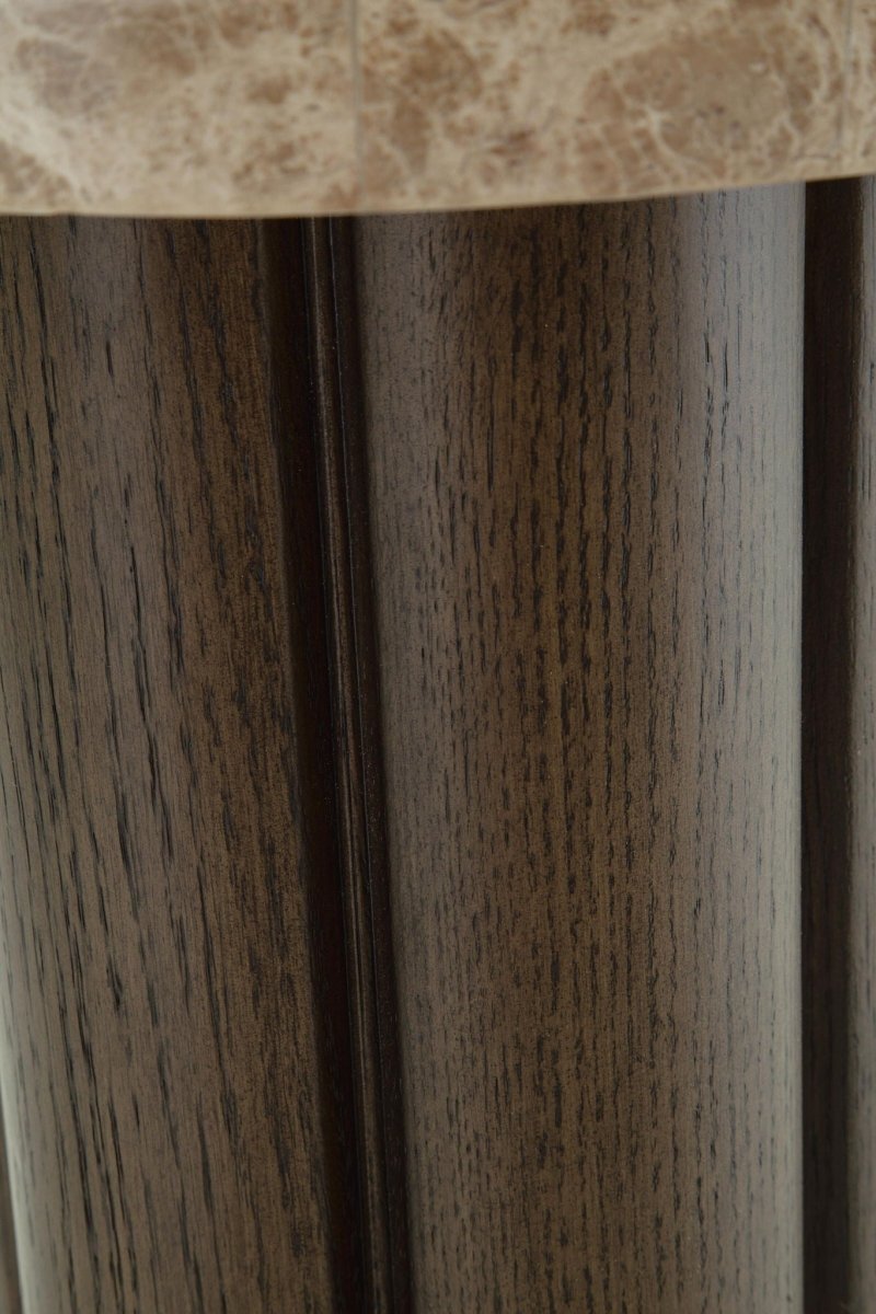 Darimore - Chair Side End Table - Burnished Brown Chair Side Tables by Signature Design by Ashley® - Walls Furniture & Mattress