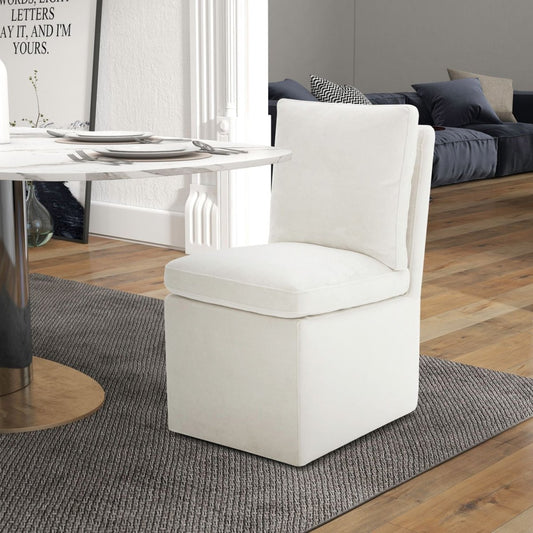 Accent Dining - Accent Dining Chair With Casters Side Chairs by Liberty Furniture - Walls Furniture & Mattress