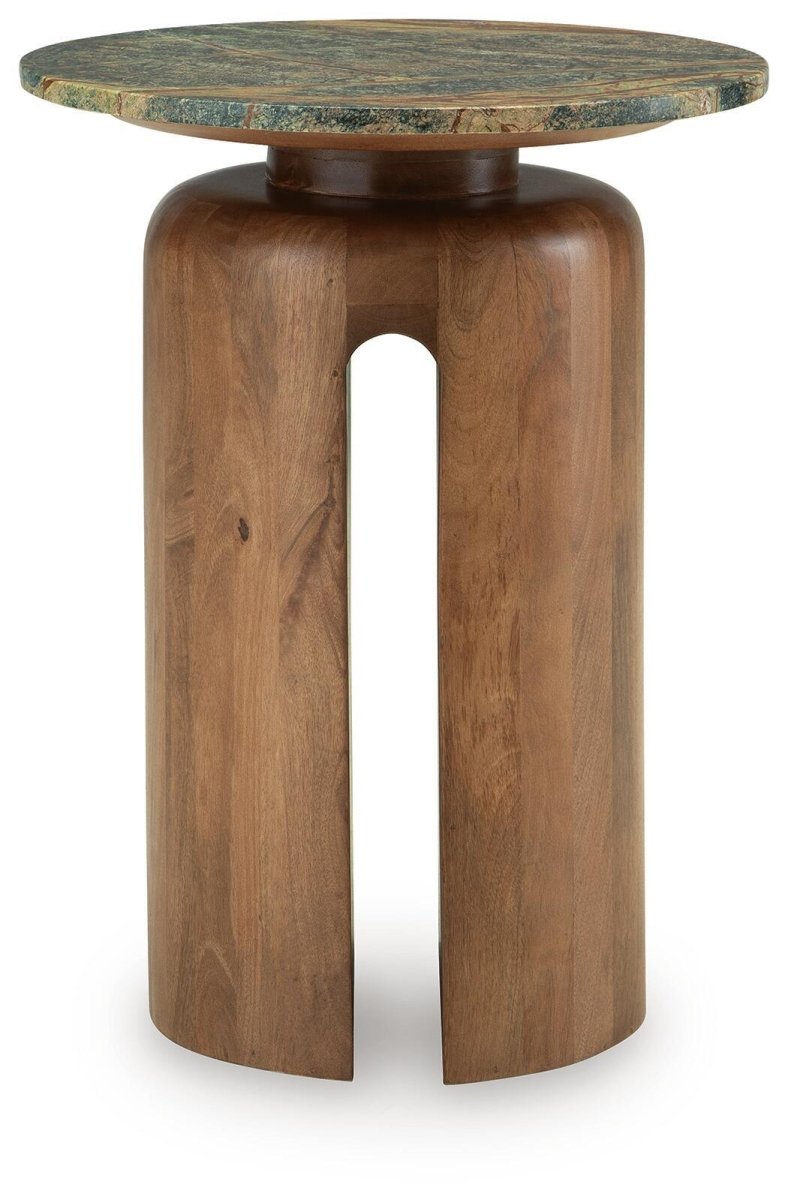 Caplow - Accent Table - Brown / Green Accent Tables by Signature Design by Ashley® - Walls Furniture & Mattress