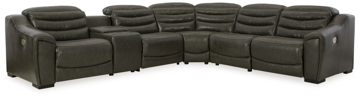 Center Line - Power Recliner Sectional Reclining Sectionals by Signature Design by Ashley® - Walls Furniture & Mattress