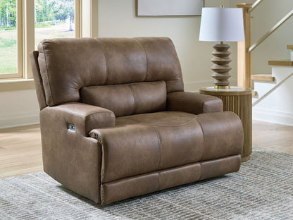 Beckley Place - Earth - Power Recliner With Adjustable Headrest Reclining Chairs by Signature Design by Ashley® - Walls Furniture & Mattress