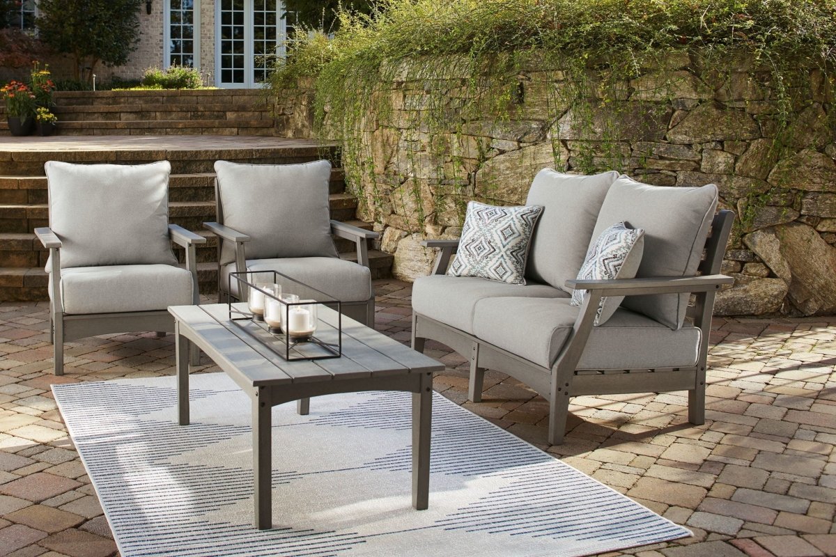 Visola - Lounge Set 4 Piece Outdoor Sets by Signature Design by Ashley® - Walls Furniture & Mattress