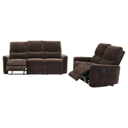 Navarro - Upholstered Reclining Sofa Set Reclining Sofas & Loveseats by Coaster Fine Furniture - Walls Furniture & Mattress
