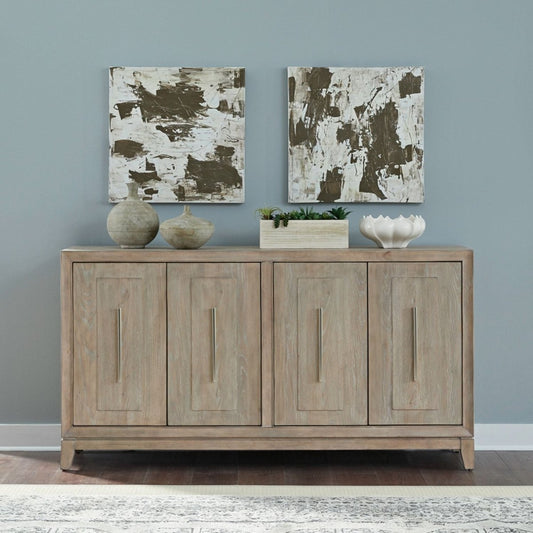 Brentwood - Sideboard - Brown Sideboards by Liberty Furniture - Walls Furniture & Mattress
