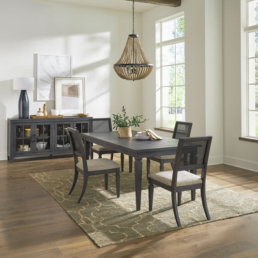 Caruso Heights - Rectangular Table Set - Black 5 Piece Dining Room Sets by Liberty Furniture - Walls Furniture & Mattress