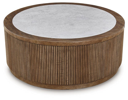 Hadonna - Round Table End Tables by Signature Design by Ashley® - Walls Furniture & Mattress