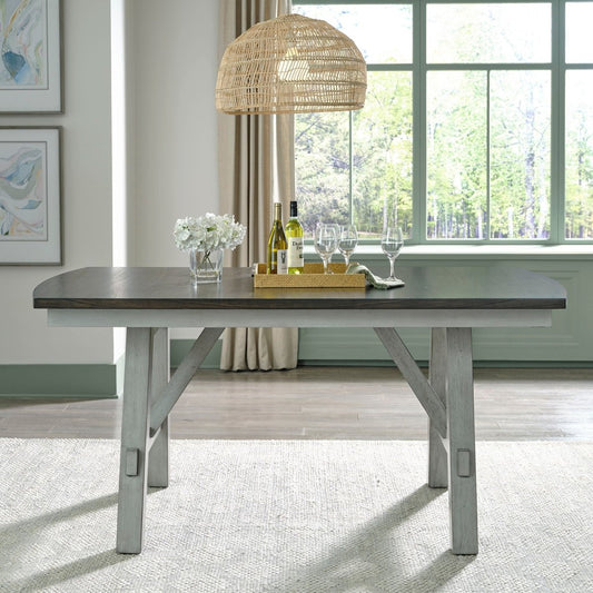 Newport - Gathering Table Set - Gray Dining Tables by Liberty Furniture - Walls Furniture & Mattress