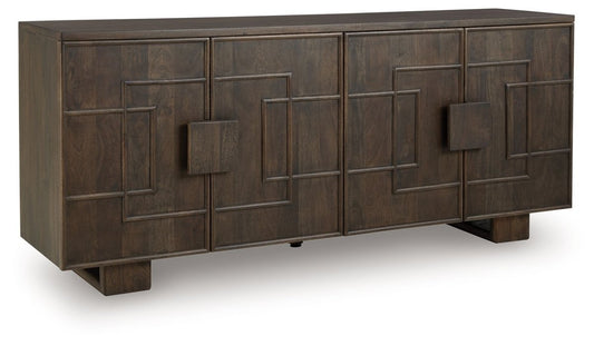 Cato - Dark Brown - Accent Cabinet Accent Cabinets by Signature Design by Ashley® - Walls Furniture & Mattress