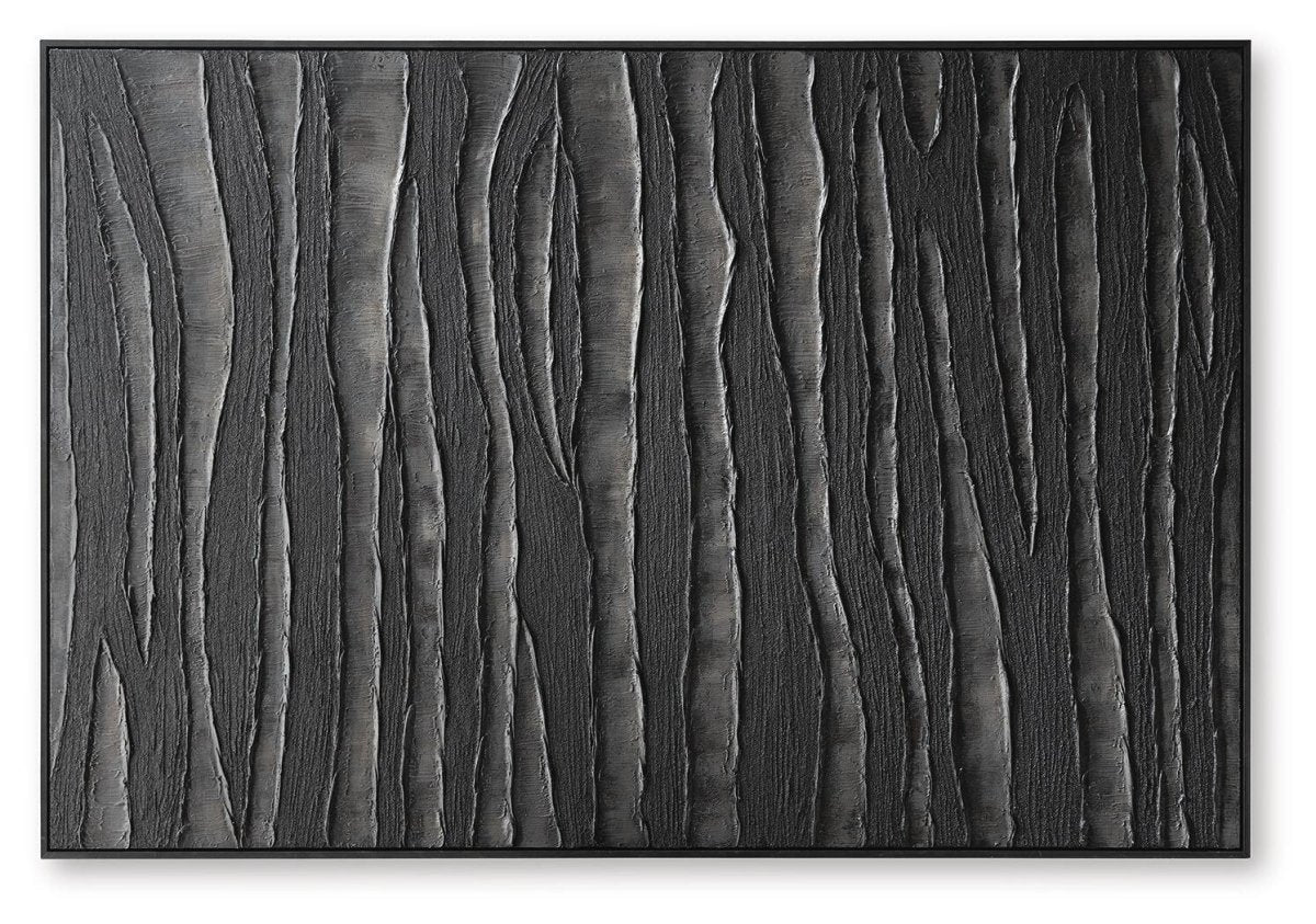 Lynnworth - Wall Art - Black / Brown Canvas Art by Signature Design by Ashley® - Walls Furniture & Mattress