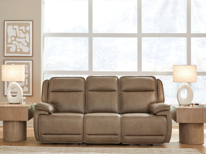Glencroft - Power Reclining Sofa With Adjustable Headrest - Sahara Reclining Sofas by Signature Design by Ashley® - Walls Furniture & Mattress