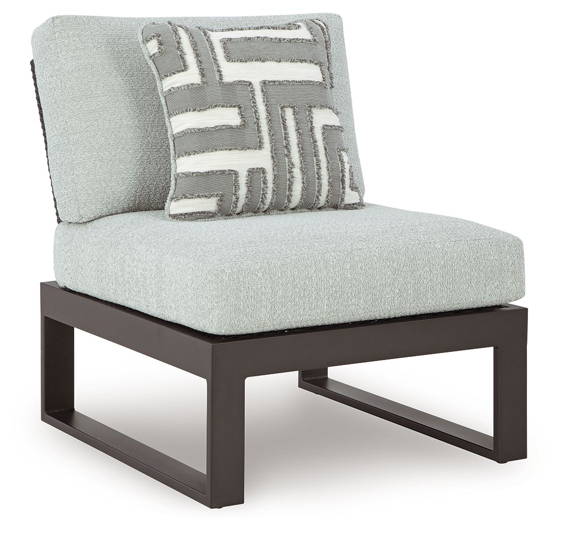 Beachloft - 4 Piece Outdoor Sectional Stationary Sectionals by Signature Design by Ashley® - Walls Furniture & Mattress