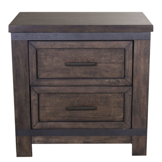 Thornwood Hills - Nightstand - Dark Brown Accent Nightstands by Liberty Furniture - Walls Furniture & Mattress