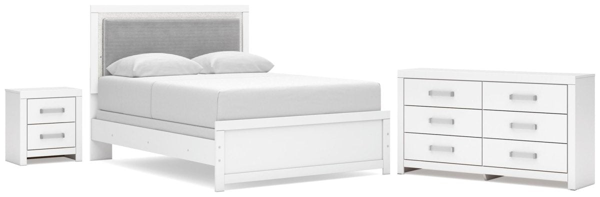 Maeling - Upholstered Panel Bedroom Set 4 Piece Bedroom Sets by Signature Design by Ashley® - Walls Furniture & Mattress