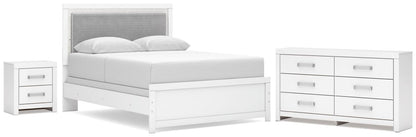 Maeling - Upholstered Panel Bedroom Set 4 Piece Bedroom Sets by Signature Design by Ashley® - Walls Furniture & Mattress