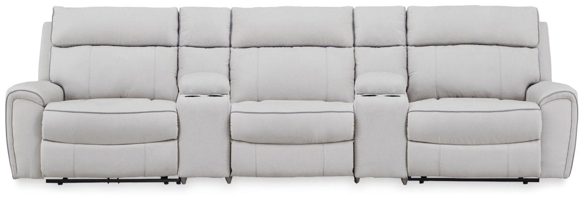 Social Pointe - Reclining Sectional Reclining Sectionals by Signature Design by Ashley® - Walls Furniture & Mattress