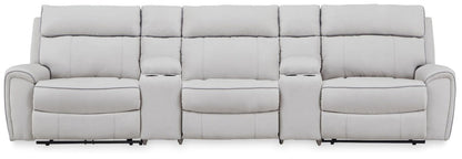 Social Pointe - Reclining Sectional Reclining Sectionals by Signature Design by Ashley® - Walls Furniture & Mattress