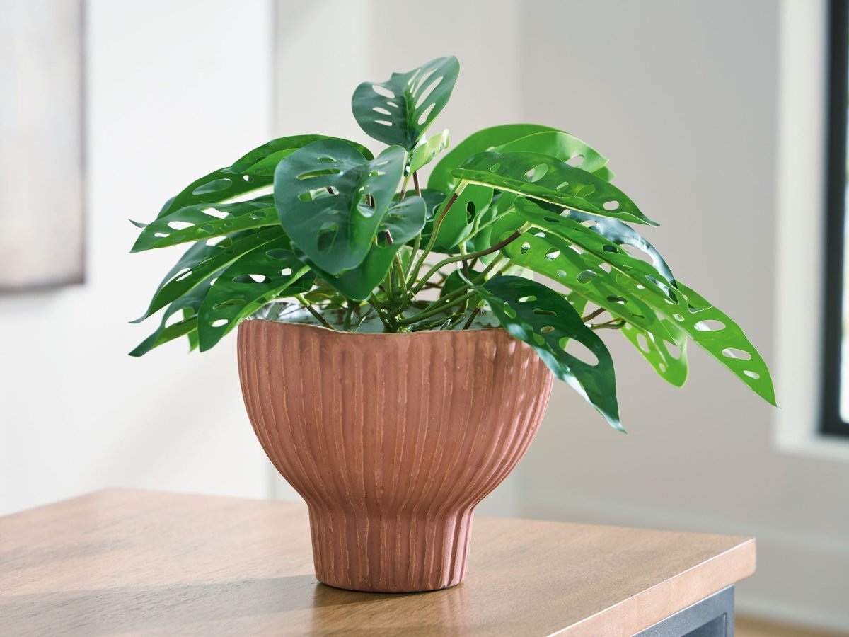 Orban - Vase - Sienna / White Vases & Jars by Signature Design by Ashley® - Walls Furniture & Mattress