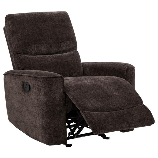 Navarro - Chenille Upholstered Glider Recliner Glider Chairs by Coaster Fine Furniture - Walls Furniture & Mattress