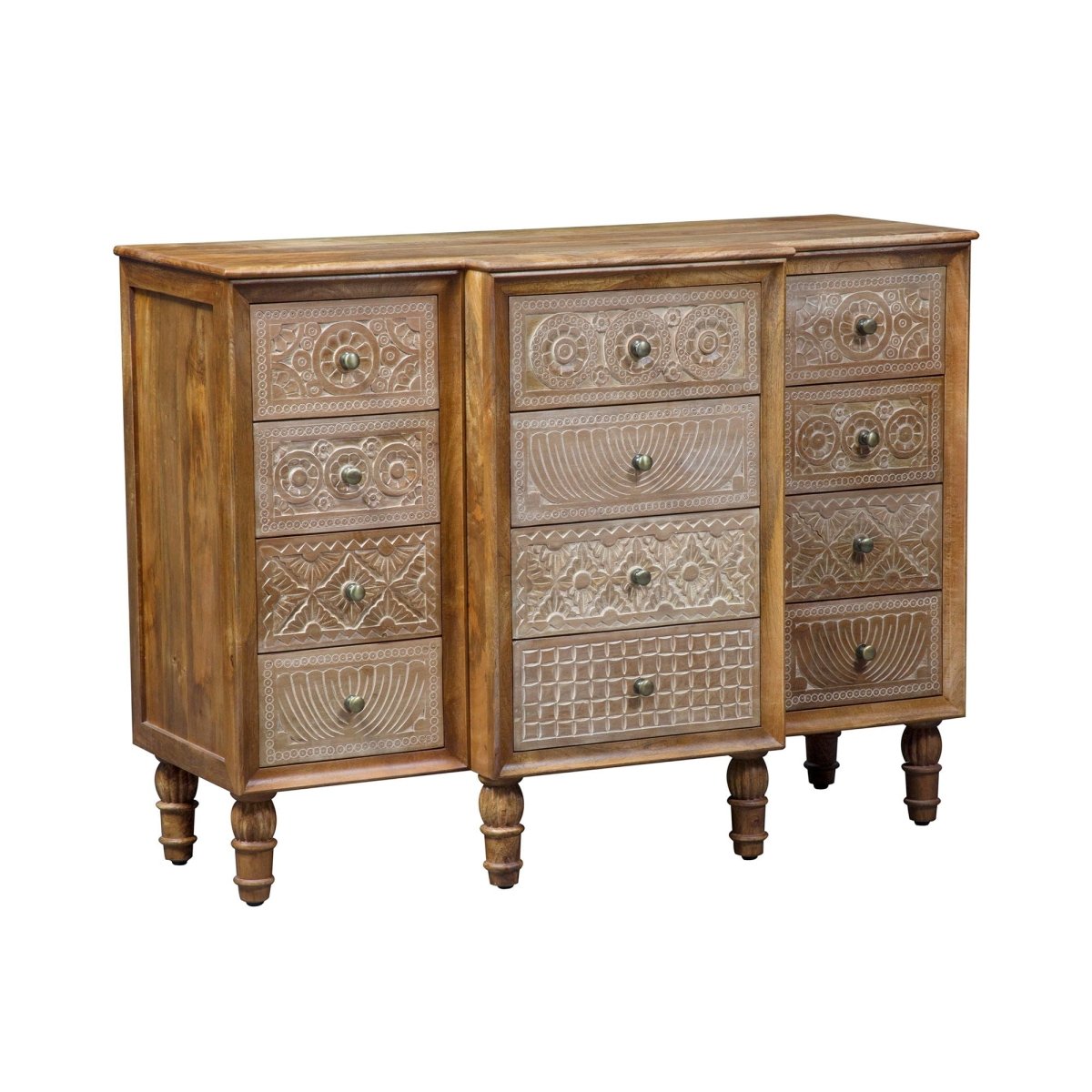 Montrose - 12 Drawer Accent Cabinet - Light Brown Accent Cabinets by Liberty Furniture - Walls Furniture & Mattress