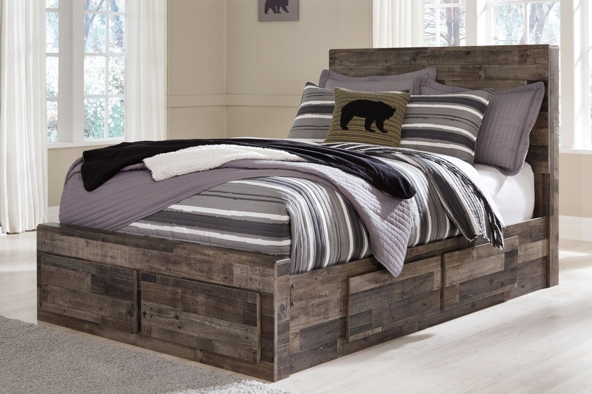 Derekson - Panel Bed Storage Beds by Benchcraft® - Walls Furniture & Mattress